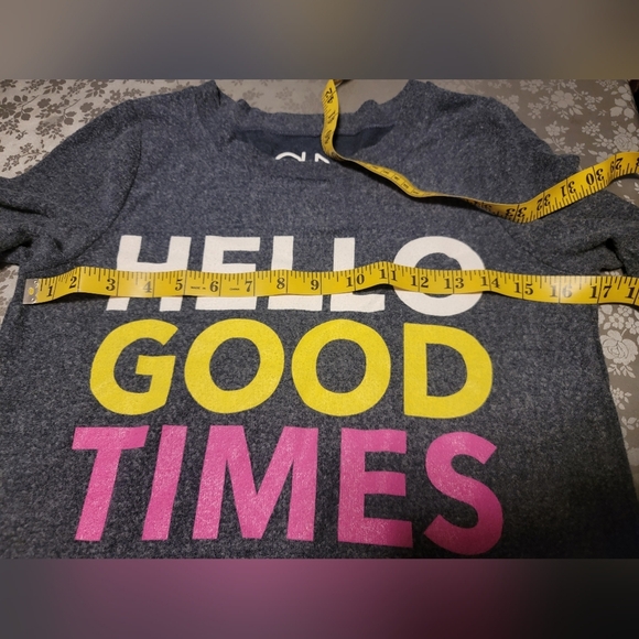 Chaser Sweatshirt womens Small Gray HelloGoodTimes Pullover Soft NWT - Picture 4 of 8
